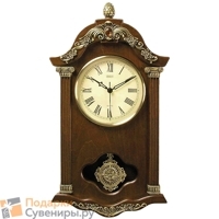 Часы настенные классические с маятником "Ампир"